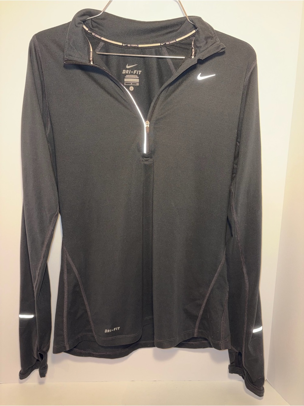 Nike Women’s Black Dri-FIT Quarter-Zip Jacket